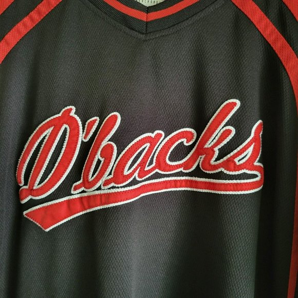 Arizona Diamondbacks Short-Sleeve Jersey Shirt Men's XL Black Authentic True Fan - Picture 2 of 5